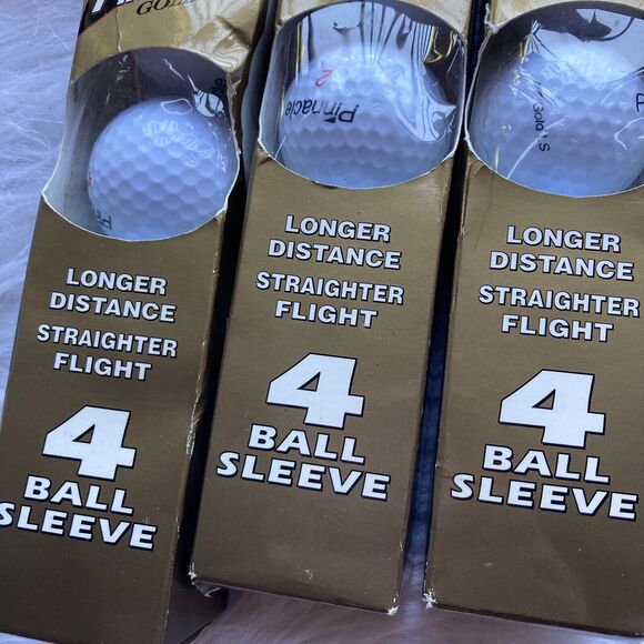 Pinnacle Golf Balls Gold LS Distance 3 Pack Bundle Set Sporting Goods Outdoors - Picture 2 of 7